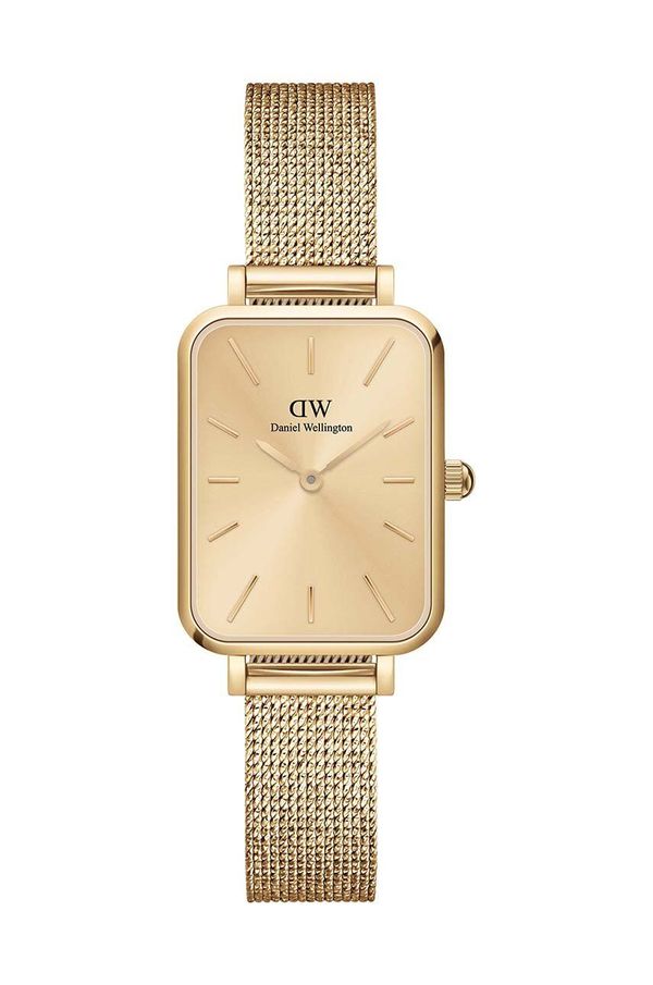 Daniel Wellington Ura Daniel Wellington Quadro 20x26 ženska, zlata barva