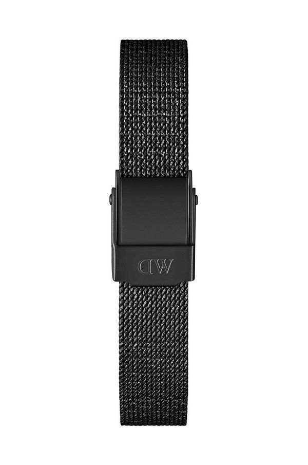 Daniel Wellington Ura Daniel Wellington Quadro Petite Pressed Ashfield Black ženski, črna barva