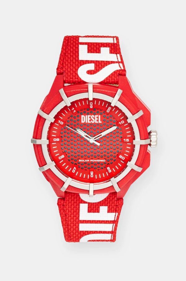 Diesel Ura Diesel moška, rdeča barva, DZ4621