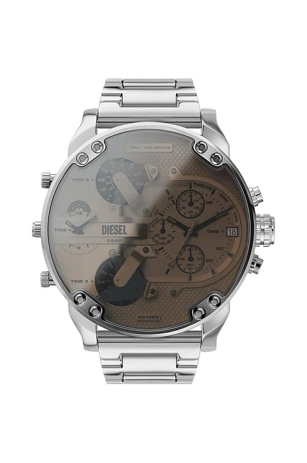 Diesel Ura Diesel moška, srebrna barva, DZ7482