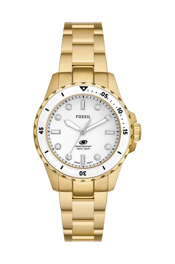 Fossil Ura Fossil BLUE DIVE ženska, zlata barva, ES5350