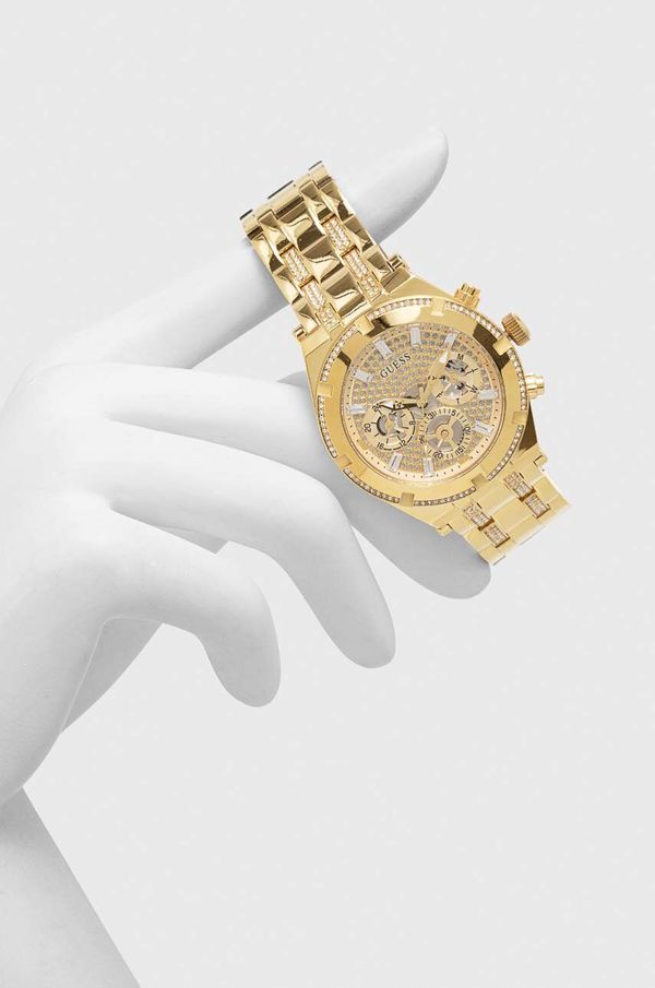 Guess Ura Guess GW0261G2 moška, zlata barva