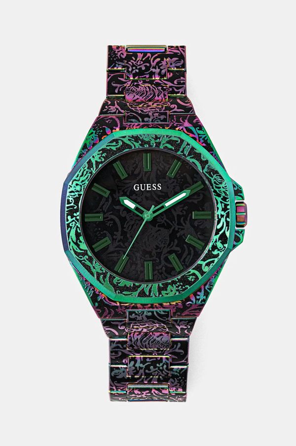 Guess Ura Guess moška, črna barva, GW0700G3