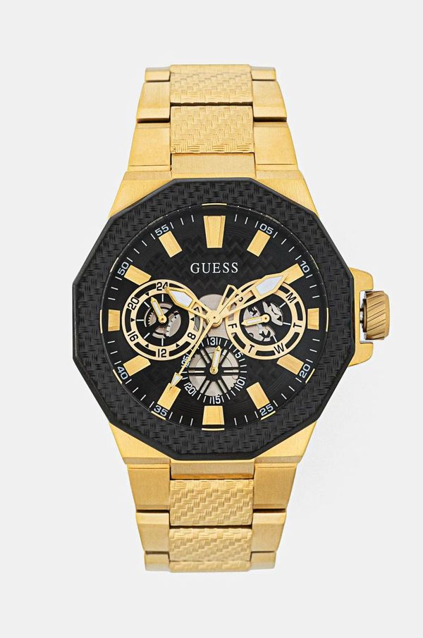 Guess Ura Guess moška, zlata barva, GW0636G2