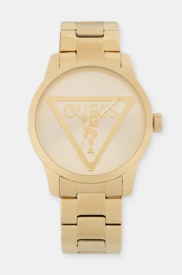 Guess Ura Guess moška, zlata barva, GW0782G1