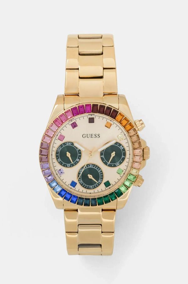 Guess Ura Guess ženska, zlata barva, GW0690L4