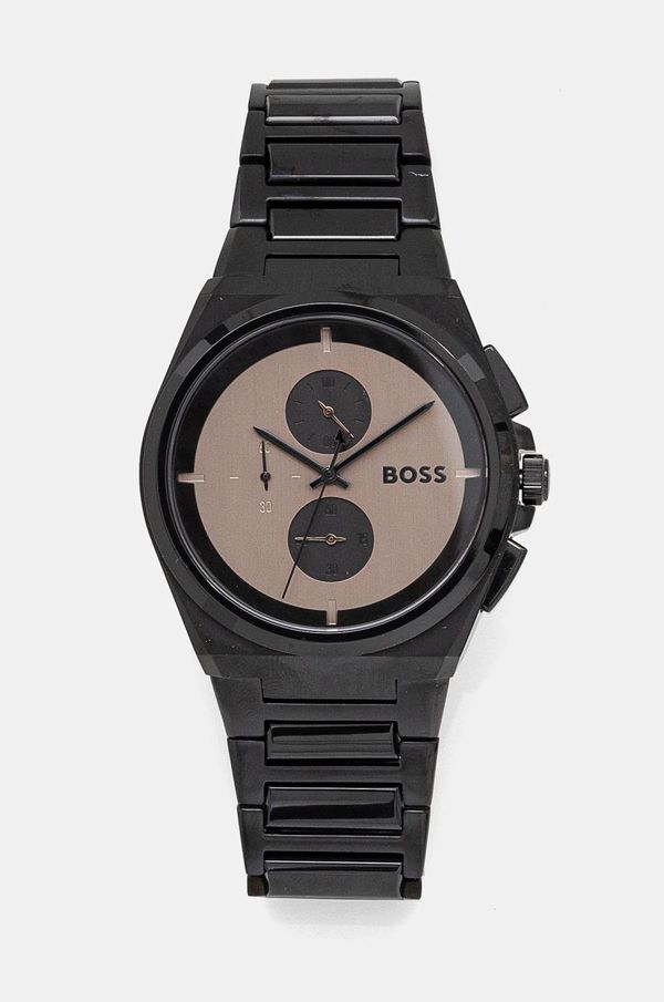 Hugo Boss Ura Hugo Boss moška, črna barva, 1514043