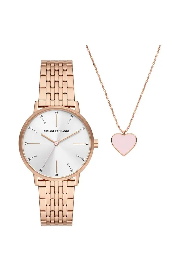 Armani Exchange Ura in ogrlice Armani Exchange