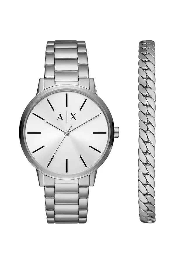 Armani Exchange Ura in zapestnica Armani Exchange