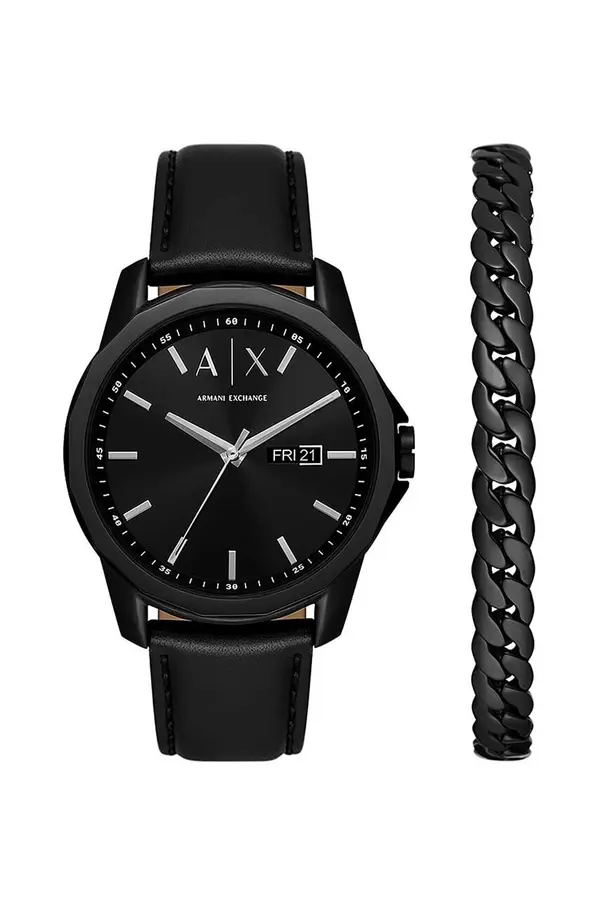 Armani Exchange Ura in zapestnica Armani Exchange