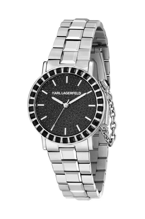 Karl Lagerfeld Ura Karl Lagerfeld ženska, srebrna barva, R0553100505