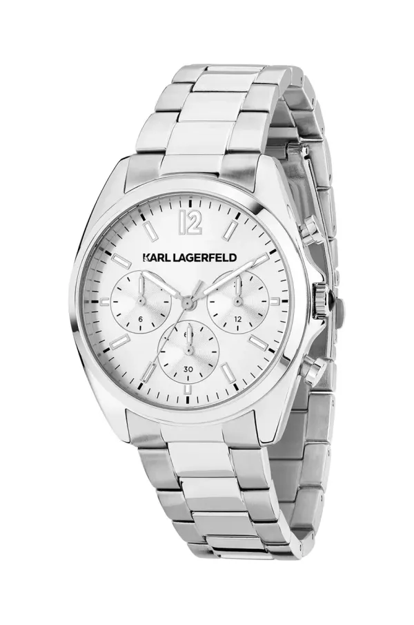Karl Lagerfeld Ura Karl Lagerfeld ženska, srebrna barva, R0553101503