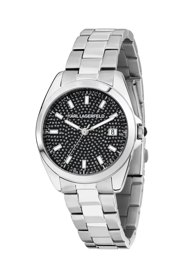 Karl Lagerfeld Ura Karl Lagerfeld ženska, srebrna barva, R0553101508