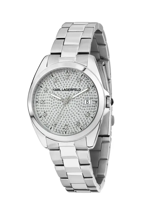 Karl Lagerfeld Ura Karl Lagerfeld ženska, srebrna barva, R0553101509