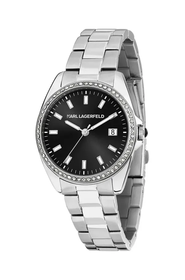 Karl Lagerfeld Ura Karl Lagerfeld ženska, srebrna barva, R0553101511