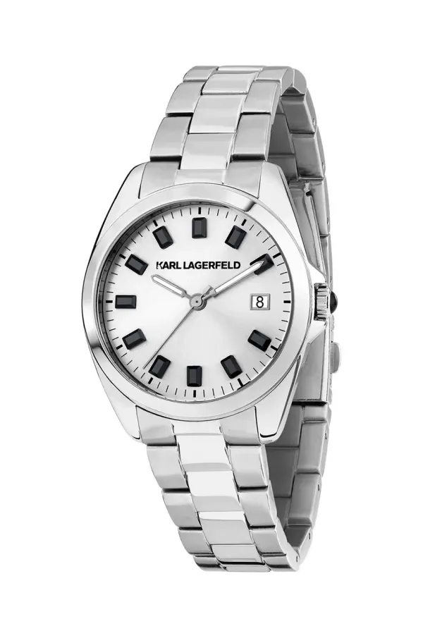 Karl Lagerfeld Ura Karl Lagerfeld ženska, srebrna barva, R0553101514