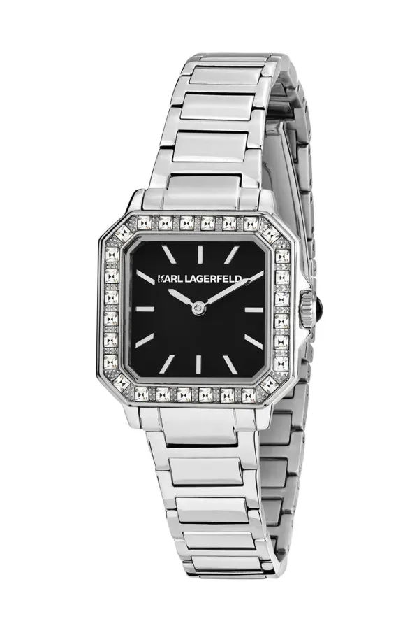 Karl Lagerfeld Ura Karl Lagerfeld ženska, srebrna barva, R0553102502