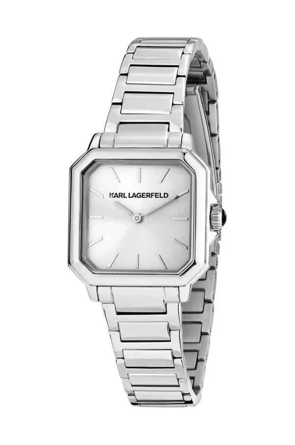Karl Lagerfeld Ura Karl Lagerfeld ženska, srebrna barva, R0553102506
