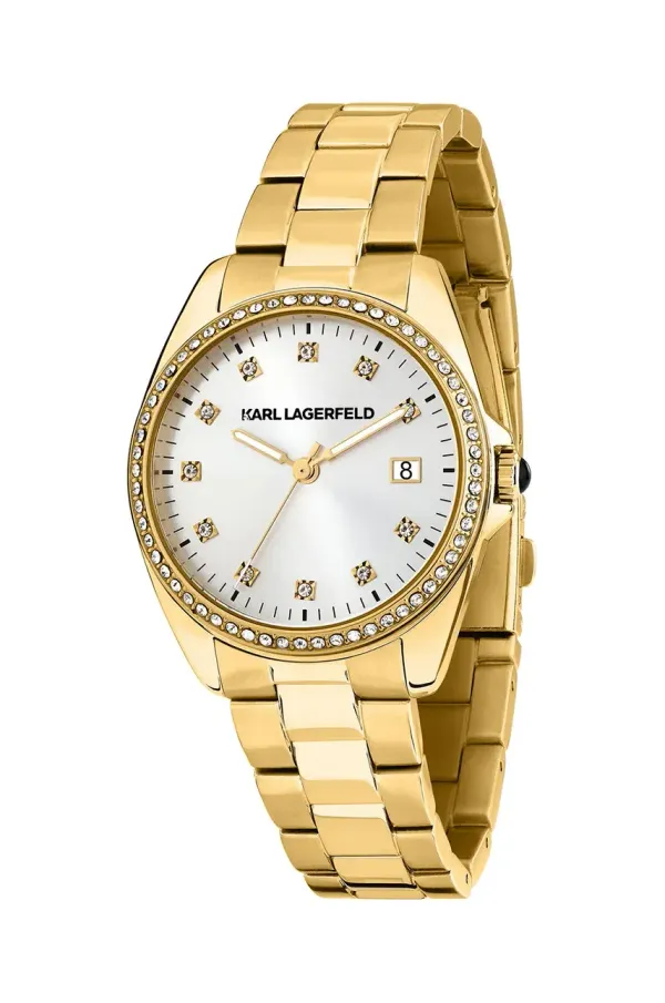 Karl Lagerfeld Ura Karl Lagerfeld ženska, zlata barva, R0553101505