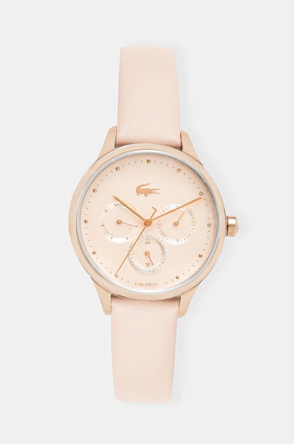 Lacoste Ura Lacoste ženska, roza barva, 2001206