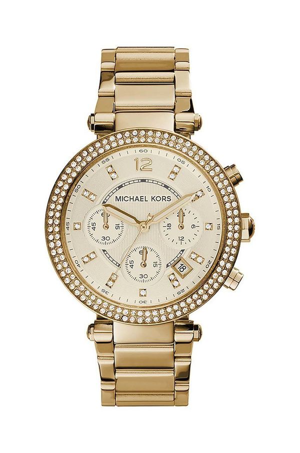 Michael Kors Ura Michael Kors MK5354 ženska, zlata barva