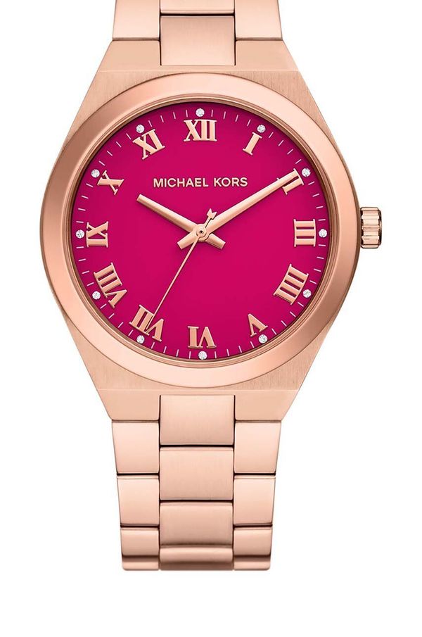 Michael Kors Ura Michael Kors ženski, roza barva