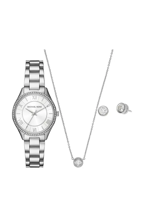 Michael Kors Ura, ogrlica in uhani Michael Kors LAURYN