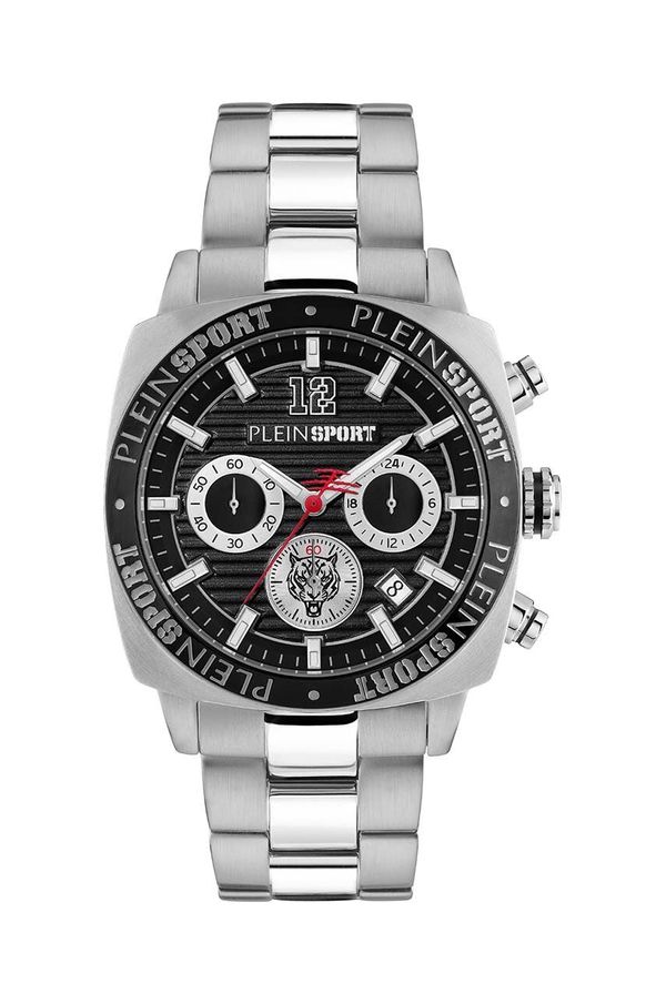 Plein Sport Ura PLEIN SPORT moški, srebrna barva