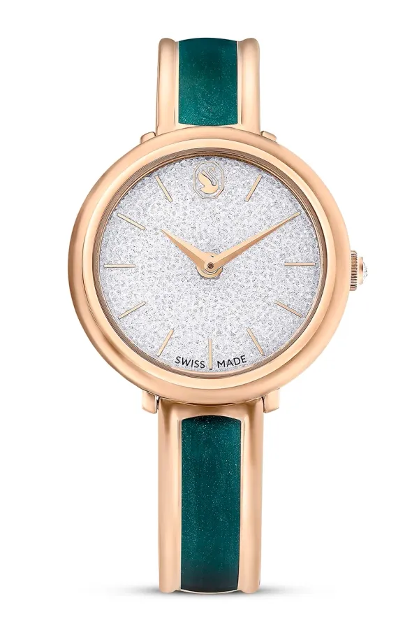 Swarovski Ura Swarovski CRYSTALLINE ženska, zelena barva, 5709816