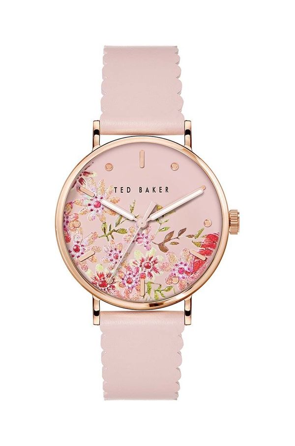 Ted Baker Ura Ted Baker ženska, roza barva, BKPPHS238