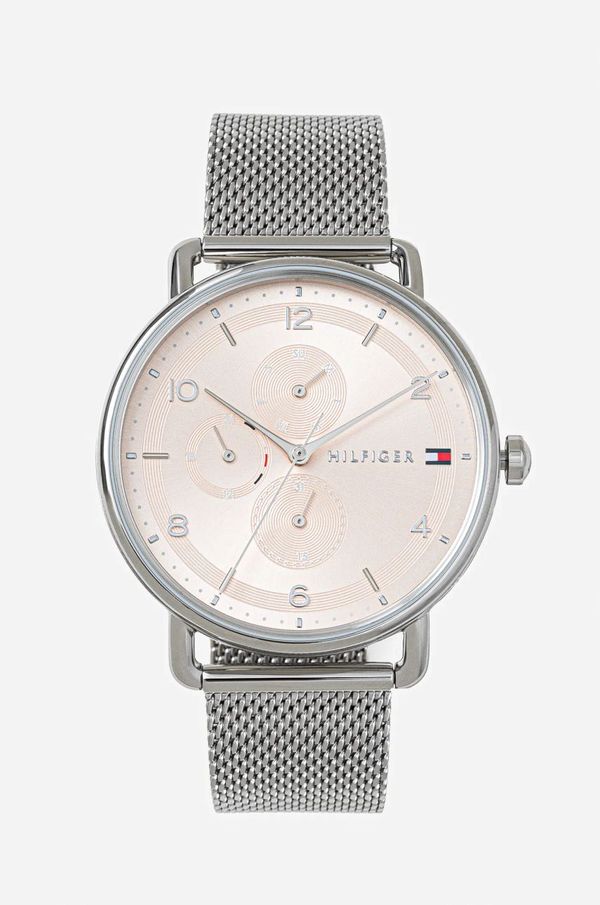 Tommy Hilfiger Ura Tommy Hilfiger ženska, srebrna barva, 1782662