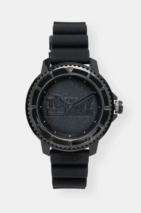 Tommy Jeans Ura Tommy Jeans moška, črna barva, 1792001