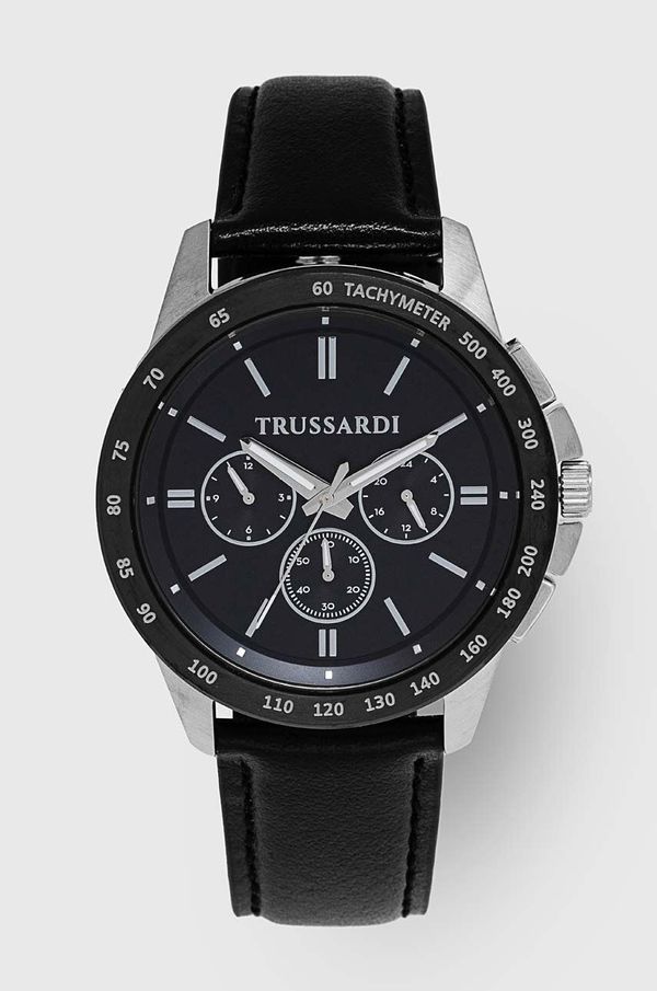 Trussardi Ura Trussardi moška, črna barva, R2451153002