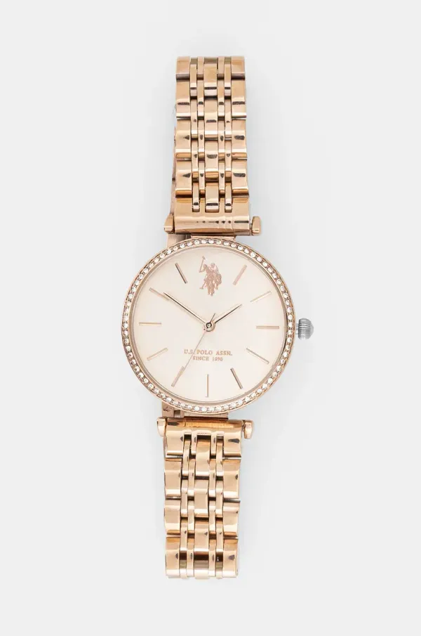 U.S. Polo Assn. Ura U.S. Polo Assn. ELEONOR ženska, zlata barva, USP8167RG