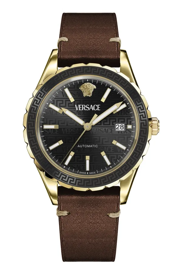 Versace Ura Versace moška, rjava barva, VEQCA0224