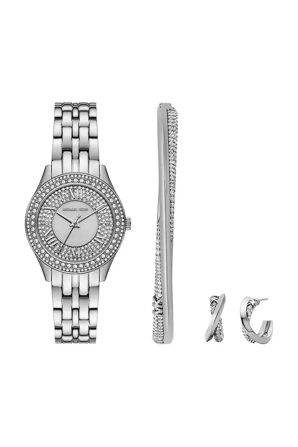 Michael Kors Ura, zapestnica in uhani Michael Kors