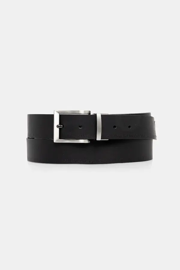 Armani Exchange Usnjen dvostranski pas Armani Exchange
