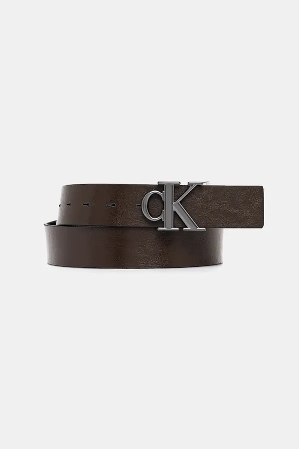 Calvin Klein Usnjen dvostranski pas Calvin Klein