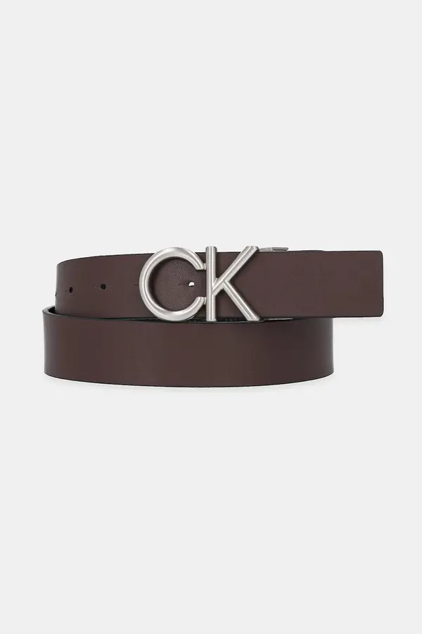Calvin Klein Usnjen dvostranski pas Calvin Klein