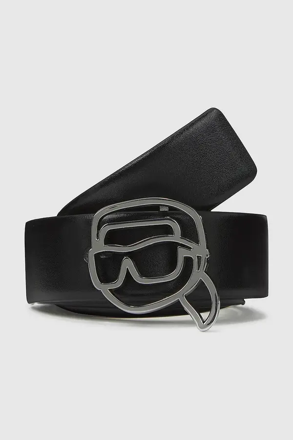 Karl Lagerfeld Usnjen dvostranski pas Karl Lagerfeld IKON