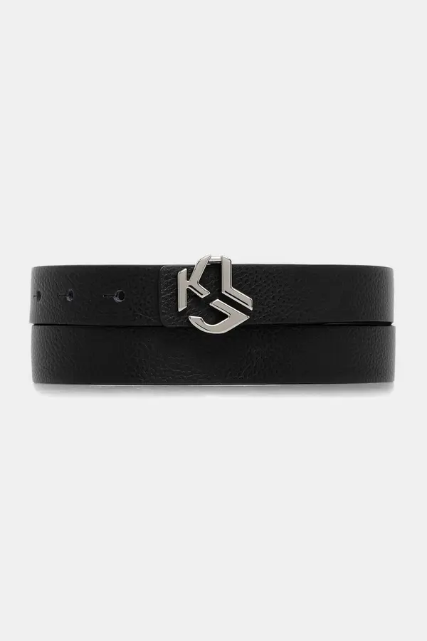 Karl Lagerfeld Jeans Usnjen dvostranski pas Karl Lagerfeld Jeans