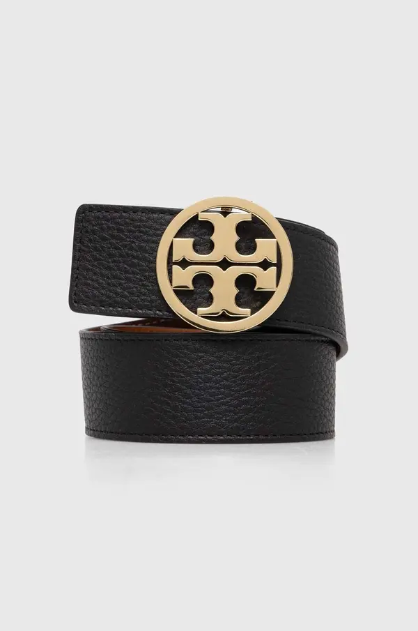 Tory Burch Usnjen dvostranski pas Tory Burch 1.5" Miller Reversible