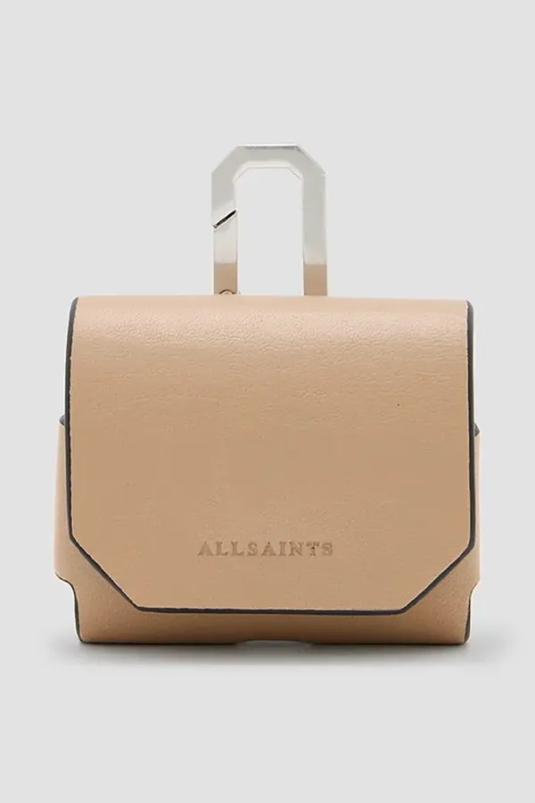 AllSaints Usnjen etui za airpod AllSaints AIRPOD