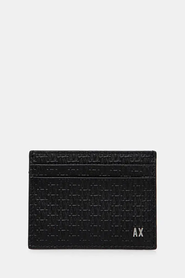 Armani Exchange Usnjen etui za kartice Armani Exchange