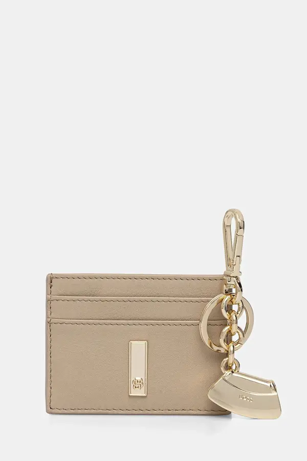 BOSS Usnjen etui za kartice BOSS ARIELL Kring C Case