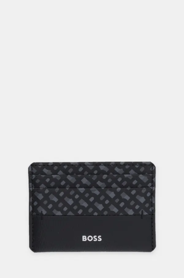 BOSS Usnjen etui za kartice BOSS