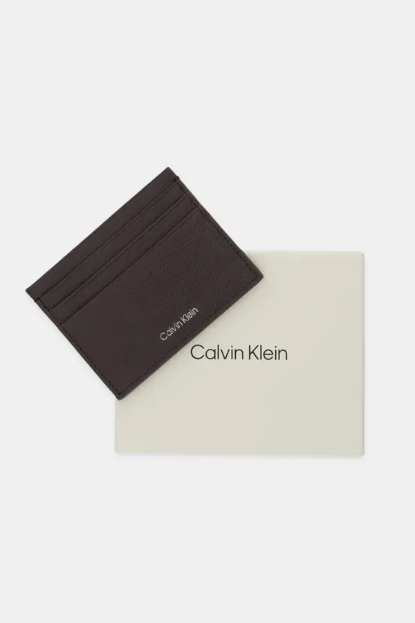 Calvin Klein Usnjen etui za kartice Calvin Klein