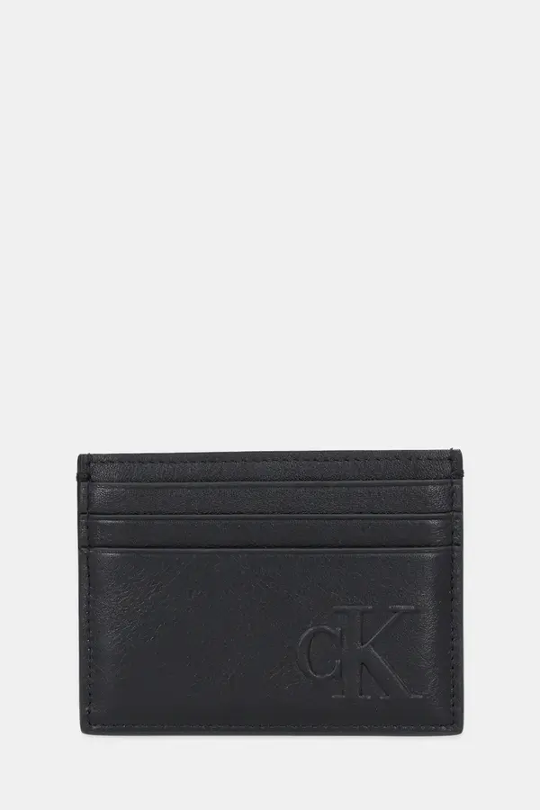Calvin Klein Usnjen etui za kartice Calvin Klein