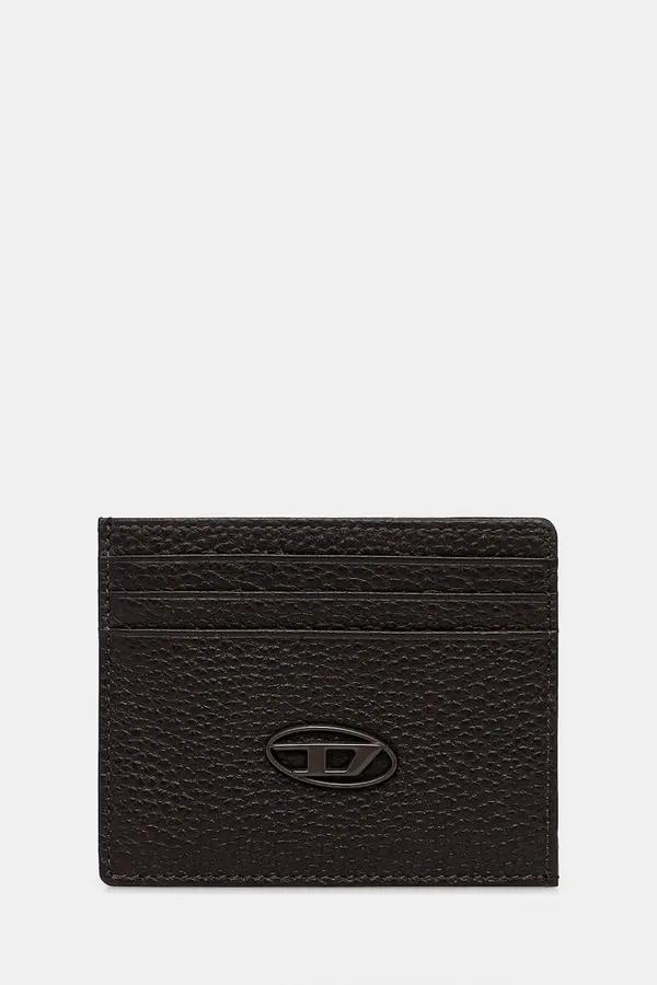 Diesel Usnjen etui za kartice Diesel HISSU EVO CARD CASE