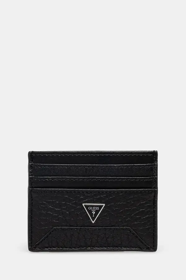 Guess Usnjen etui za kartice Guess BARCELLONA